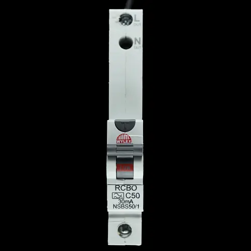 WYLEX 50 AMP CURVE C 10kA 30mA RCBO TYPE A NSBS50/1