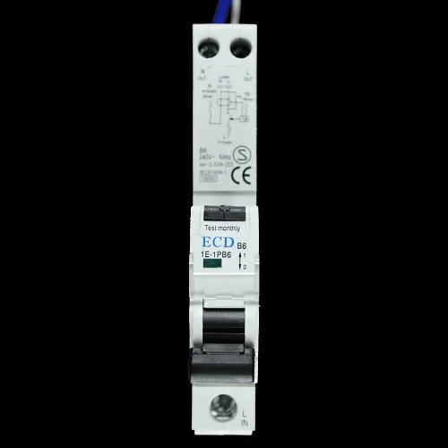 ECD 6 AMP CURVE B 10kA 30mA TYPE AC RCBO 1E-1PB6