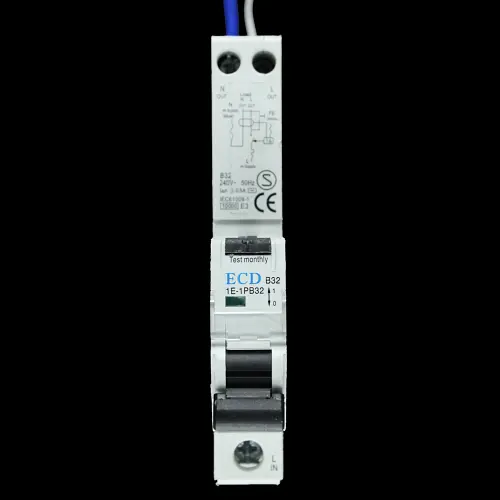 ECD 32 AMP CURVE B 10kA 30mA RCBO 1E-1PB32