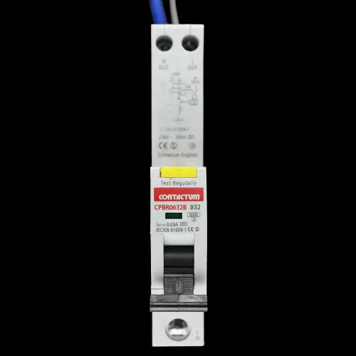 CONTACTUM 32 AMP CURVE B 6kA 30mA RCBO TYPE AC CPBR0632B