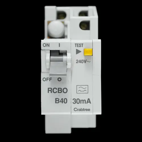 CRABTREE 40 AMP CURVE B 6kA 30mA DOUBLE POLE RCBO TYPE A STARBREAKER