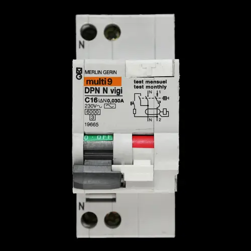 MERLIN GERIN 16 AMP CURVE C 6kA 30mA DOUBLE POLE RCBO TYPE AC DPN N VIGI 19665