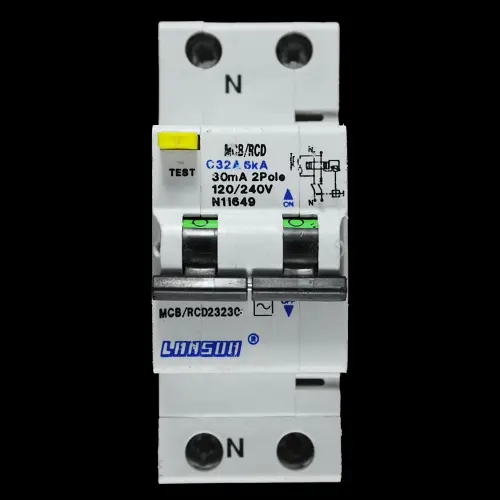 LANSON 32 AMP CURVE C 6kA 30mA DOUBLE POLE MCB/RCD RCBO 23230
