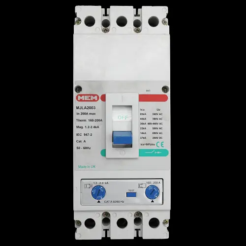 MEM 200 AMP 36kA TRIPLE POLE MCCB MJLA2003