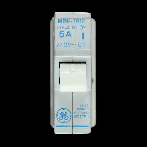 GENERAL ELECTRIC 5 AMP TYPE 2 M3 MCB CIRCUIT BREAKER MINI TRIP SMT5 639001