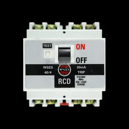 WYLEX 40 AMP 30mA FOUR POLE RCD WSES 40/4