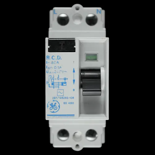 GENERAL ELECTRIC 80 AMP 100mA DOUBLE POLE RCD TYPE AC 097/148282-108