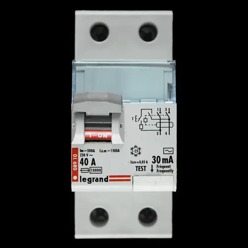 LEGRAND 40 AMP 30mA DOUBLE POLE RCD TYPE AC 08910 089 10