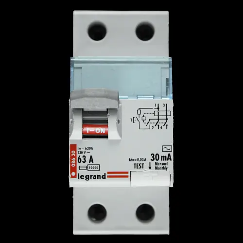 LEGRAND 63 AMP 30mA DOUBLE POLE RCD TYPE AC 086 30 08630