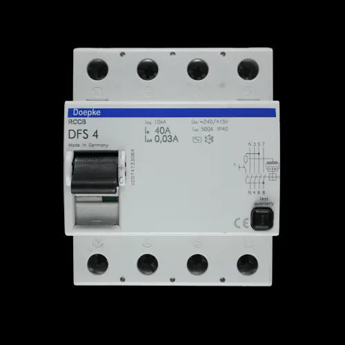 DOEPKE 40 AMP 30mA FOUR POLE RCCB DFS4