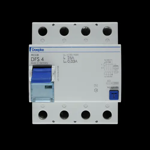 DOEPKE 25 AMP 30mA FOUR POLE RCCB TYPE AC DFS4