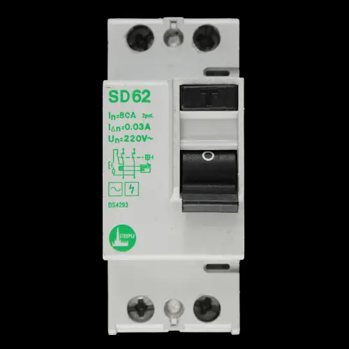 STEEPLE 80 AMP 30mA DOUBLE POLE RCD TYPE AC SD62