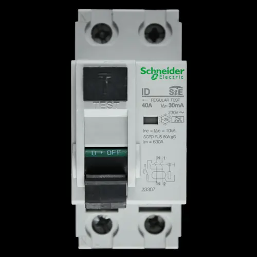 SCHNEIDER 40 AMP 30mA DOUBLE POLE RCD ID SIE 23307