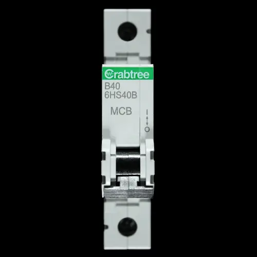 CRABTREE 40 AMP CURVE B 10kA MCB CIRCUIT BREAKER 6HS40B LOADSTAR