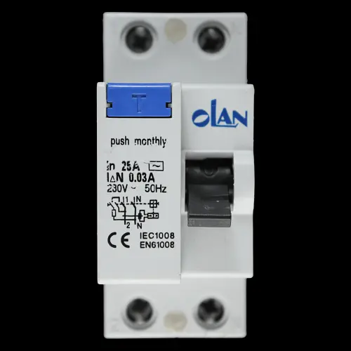 OLAN 25 AMP 30mA DOUBLE POLE RCD