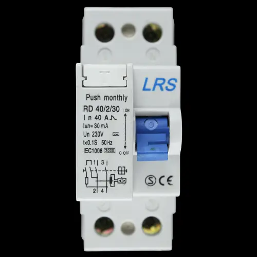 LRS 40 AMP 30mA DOUBLE POLE RCCB RD40/2/30