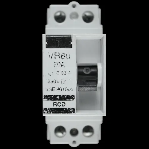 VOLEX 80 AMP 30mA DOUBLE POLE RCD TYPE AC VR80