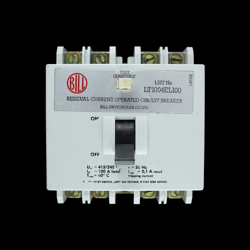 BILL 100 AMP 100mA FOUR POLE RCCB LT1004EL100