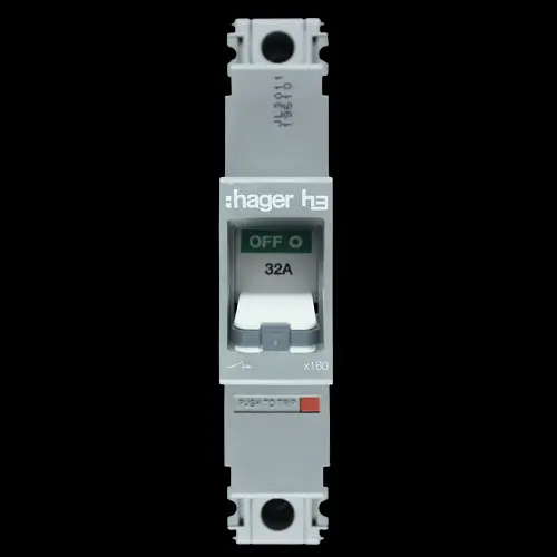 HAGER 32 AMP 18kA MCCB 313587 HDA030Z1 X160
