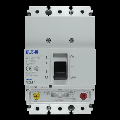EATON 125 AMP 36kA TRIPLE POLE MCCB NZMC1-A125 NZM1
