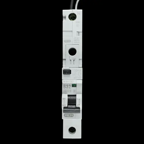 MEM EATON 32 AMP CURVE B 10kA 100mA RCBO TYPE A MR100 MEMSHIELD POD