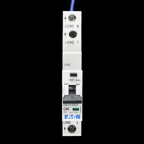 EATON 40 AMP CURVE C 6kA 30mA RCBO EMCH140R30