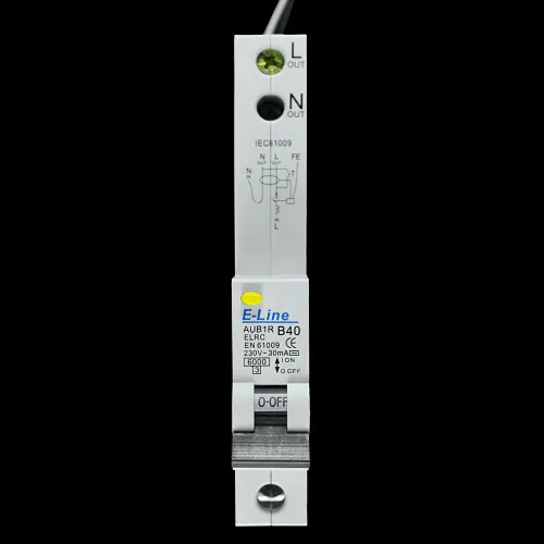 E-LINE 40 AMP CURVE B 6kA 30mA RCBO AUB1R
