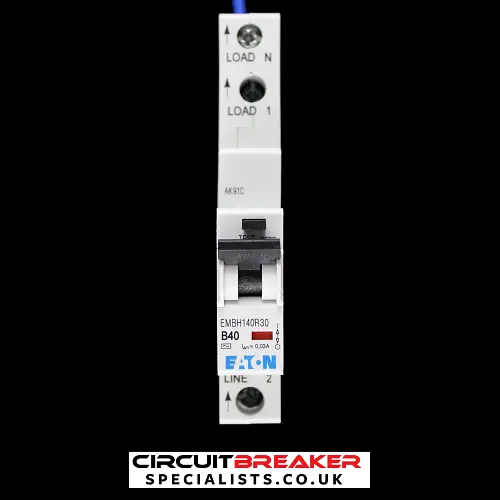 EATON B 40 RCBO 6kA 30mA TYPE AC EMBH140R30