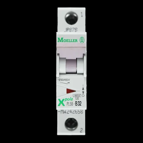 MOELLER 32 AMP CURVE B 6kA MCB CIRCUIT BREAKER XPOLE PLS6-B32-MW
