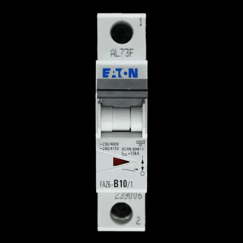 EATON 10 AMP CURVE B 6kA MCB CIRCUIT BREAKER FAZ6-B10/1
