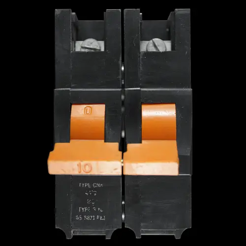 FEDERAL 10 AMP TYPE 3 M5 DOUBLE POLE MCB CIRCUIT BREAKER STABLOK CNA