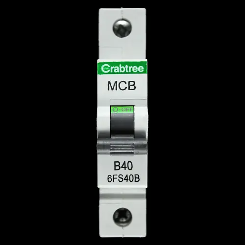 CRABTREE 40 AMP CURVE B 6kA MCB CIRCUIT BREAKER LOADSTAR 6FS40B BC