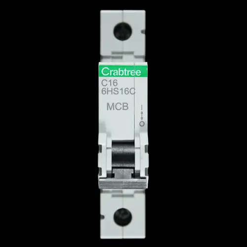CRABTREE 16 AMP CURVE C 10kA MCB CIRCUIT BREAKER LOADSTAR 6HS16C