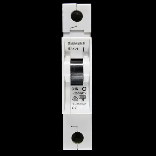 SIEMENS 16 AMP CURVE C 6kA MCB CIRCUIT BREAKER 5SX21