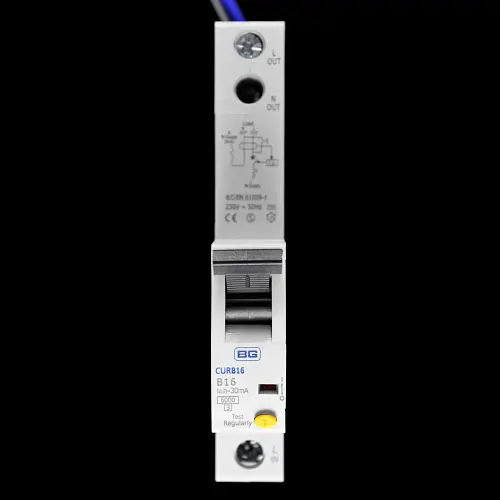 BG B 16 RCBO 6kA 30mA TYPE AC CURB16-02 NB