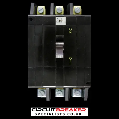 CRABTREE 15 AMP CURVE C 4.5kA TRIPLE POLE MCB CIRCUIT BREAKER C-50 C50