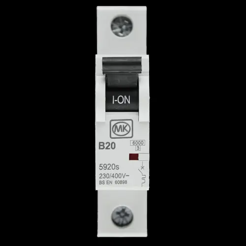 MK 20 AMP CURVE B 6kA MCB CIRCUIT BREAKER 5920s SENTRY