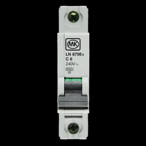 MK 6 AMP CURVE C 6kA MCB CIRCUIT BREAKER LN 8706s SENTRY