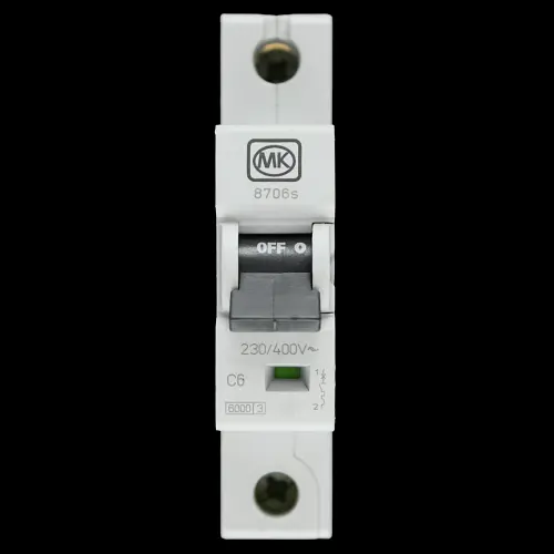 MK 6 AMP CURVE C 6kA MCB CIRCUIT BREAKER 8706s