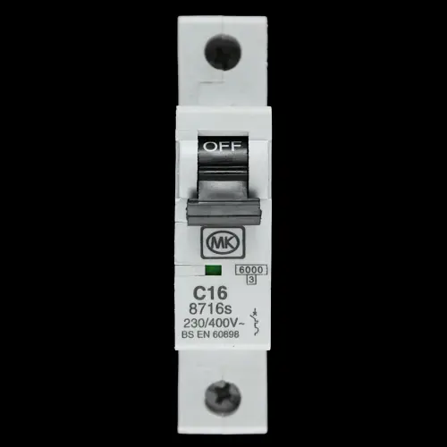 MK 16 AMP CURVE C 6kA MCB CIRCUIT BREAKER SENTRY 8716s