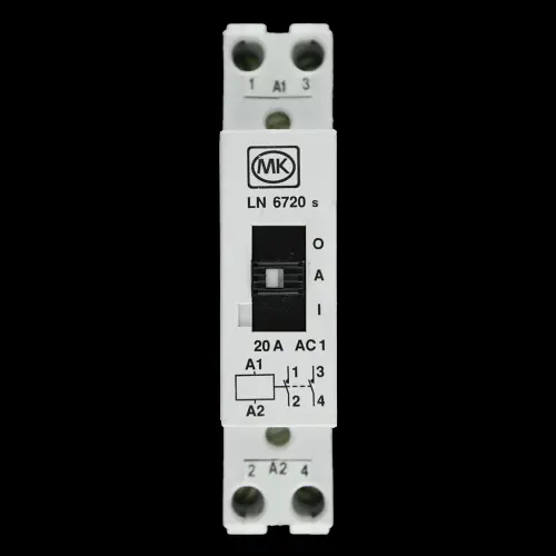 MK 20 AMP DOUBLE POLE WITH MANUAL OVERRIDE​ CONTACTOR LN 6720s