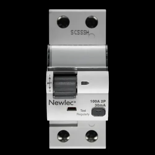 NEWLEC 100 AMP 30mA DOUBLE POLE RCD NLRCD10030A