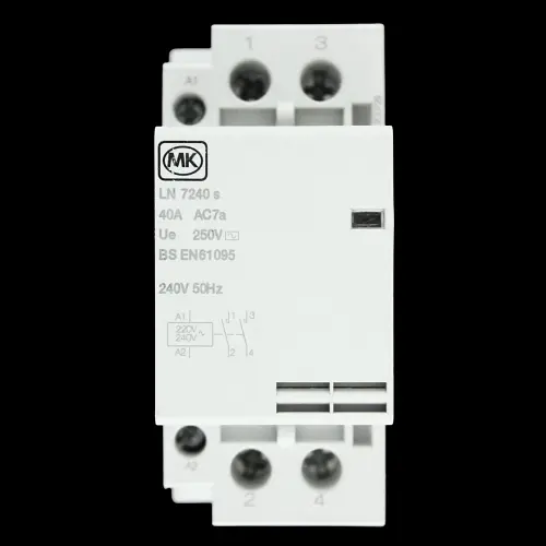 MK 40 AMP DOUBLE POLE NO CONTACTOR 240V COIL LN 7240s
