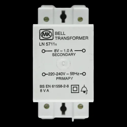 MK 1 AMP 8V BELL TRANSFORMER 220/240V LN 5711s