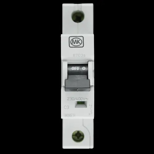 MK 3 AMP CURVE C 6kA MCB CIRCUIT BREAKER 8703s