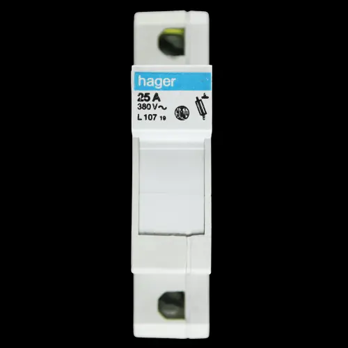 HAGER 25 AMP CARTRIDGE FUSE CARRIER HOLDER L107 19