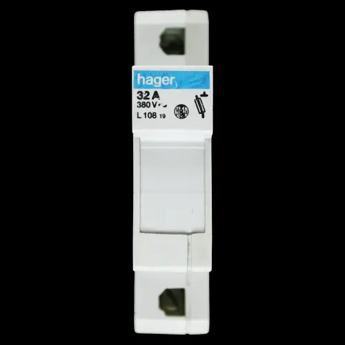 HAGER 32 AMP CARTRIDGE FUSE CARRIER HOLDER L108 19
