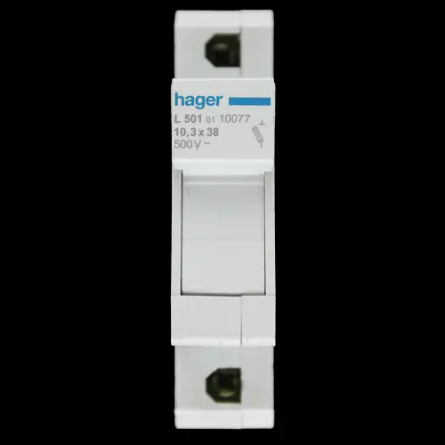HAGER 10,3 x 38 FUSE HOLDER L501 01 10077