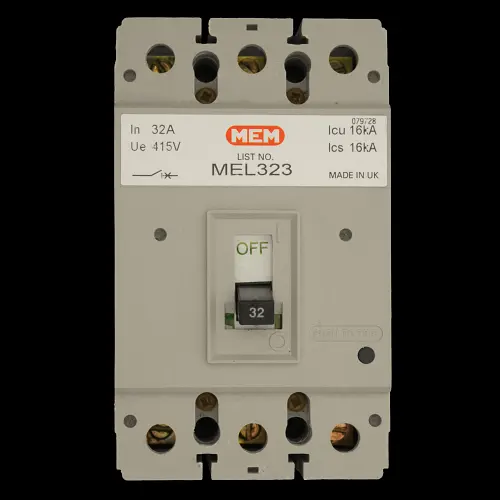 MEM 32 AMP 16kA TRIPLE POLE MCCB MEL323
