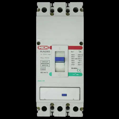 MEM 250 AMP TRIPLE POLE MOULDED CASE SWITCH MJN2503